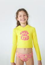 Conjunto Triplex Praia Infantil Menina Estampado
