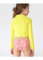 Conjunto Triplex Praia Infantil Menina Estampado