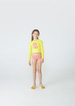 Conjunto Triplex Praia Infantil Menina Estampado