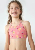 Conjunto Triplex Praia Infantil Menina Estampado