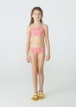 Conjunto Triplex Praia Infantil Menina Estampado