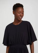 Vestido Curto Em Malha Evasê
