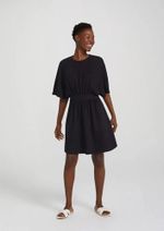 Vestido Curto Em Malha Evasê