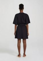 Vestido Curto Em Malha Evasê