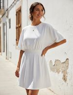 Vestido Curto Em Malha Evasê