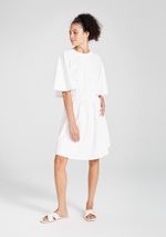 Vestido Curto Em Malha Evasê