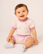 Pijama Bebê 2 Peças Em Algodão