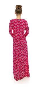 Vestido Em Viscose Sarjada Com Bordado