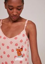 Camisola Estampada Feminina Em Viscose