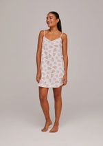 Camisola De Alcinha Estampada Presenteável + Saquinho