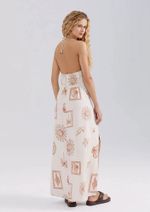 Vestido Midi Estampado