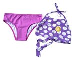 Biquíni Infantil Top Halter Neck Em Poá