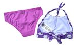 Biquíni Infantil Top Halter Neck Em Poá
