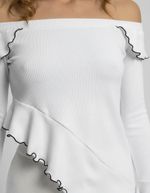 Blusa Assimétrica Manga Longa