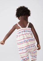 Macaquinho Infantil Menina Estampado Toddler Em Viscose
