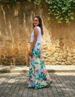 Saia Longa Feminina Com Abertura Frontal