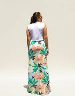 Saia Longa Feminina Com Abertura Frontal