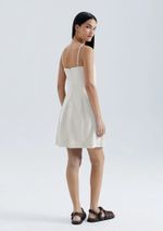 Vestido Curto Com Transpasse Em Viscolinho