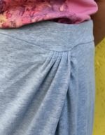 Saia Longa Feminina Drapeada