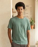 Camiseta Masculina Regular Em Malha De Algodão