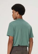 Camiseta Masculina Regular Em Malha De Algodão