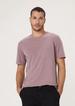 Camiseta Masculina Regular Em Malha De Algodão