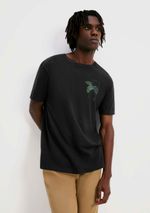 Camiseta Masculina Regular Em Malha De Algodão