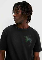 Camiseta Masculina Regular Em Malha De Algodão