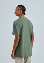 Camiseta Masculina Regular Em Malha De Algodão