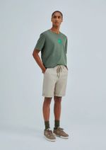 Camiseta Masculina Regular Em Malha De Algodão