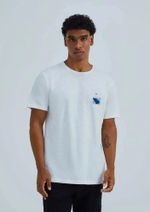 Camiseta Masculina Regular Em Malha De Algodão
