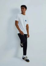 Camiseta Masculina Regular Em Malha De Algodão