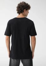 Camiseta Masculina Regular Em Malha De Algodão