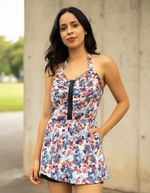 Macaquinho Curto Vestido + Shorts