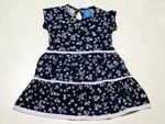 Vestido Bebê (2236) Azul-escuro 6-9 M