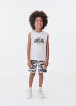 Conjunto Infantil Menino Em Algodão Estampado