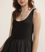 Vestido Midi Evasê Com Franzidos