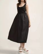 Vestido Midi Evasê Com Franzidos