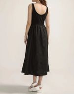 Vestido Midi Evasê Com Franzidos