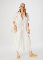 Vestido Midi Decote V + Top Avulso