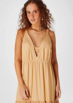 Vestido Midi Decote V + Top Avulso