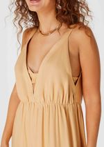 Vestido Midi Decote V + Top Avulso