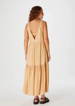 Vestido Midi Decote V + Top Avulso