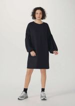 Vestido Feminino Com Mangas Bufantes