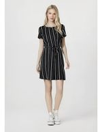 Vestido Curto Com Amarração Estampado
