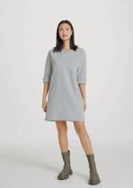 Vestido Feminino Curto Manga 3/4