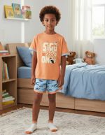 Pijama Curto Infantil Menino Estampado