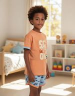 Pijama Curto Infantil Menino Estampado