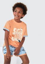 Pijama Curto Infantil Menino Estampado