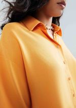 Camisa Feminina Manga Curta Em Linho